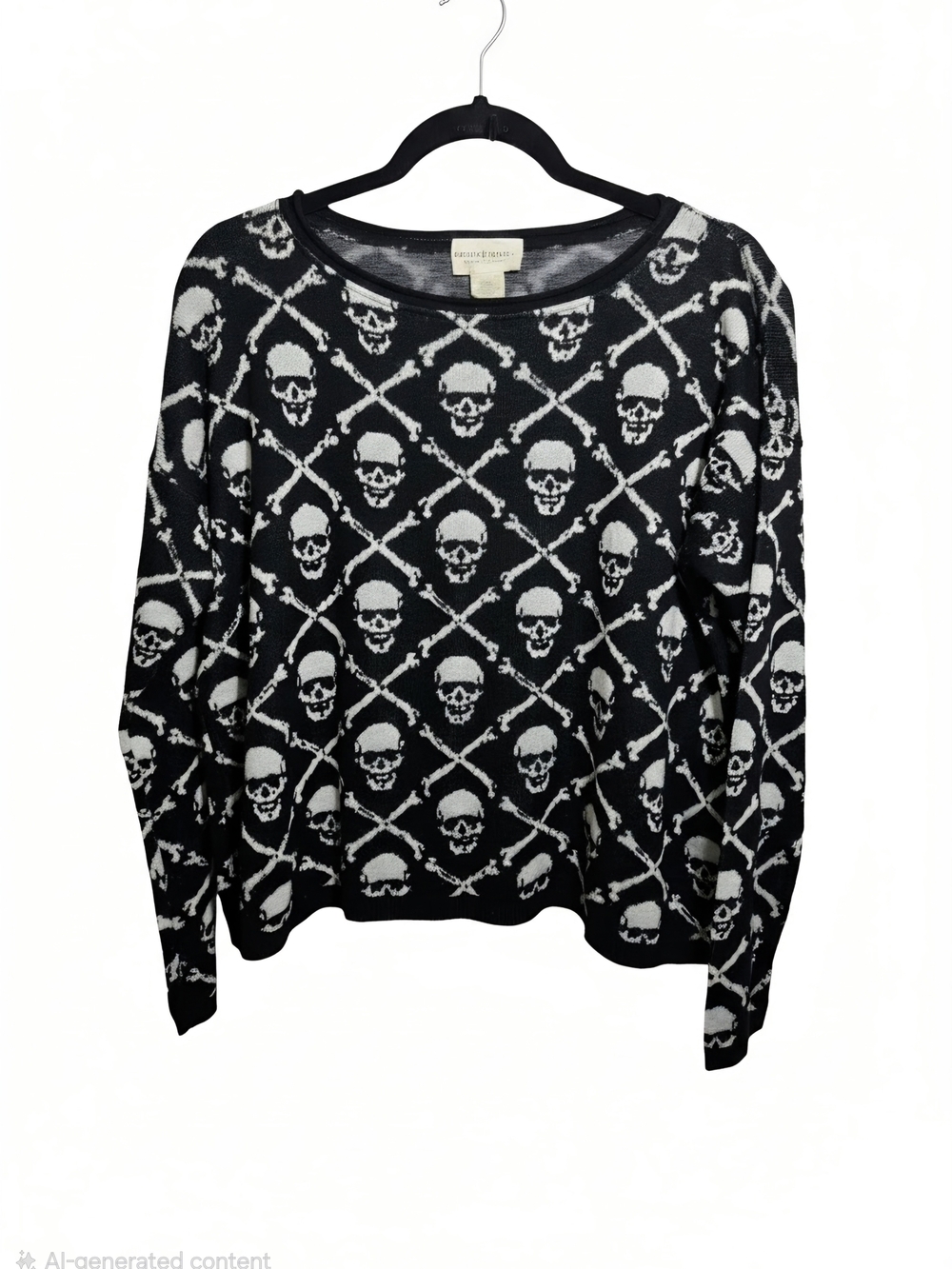 Denim & Supply Ralph Lauren Skull Crossbones Sweater M